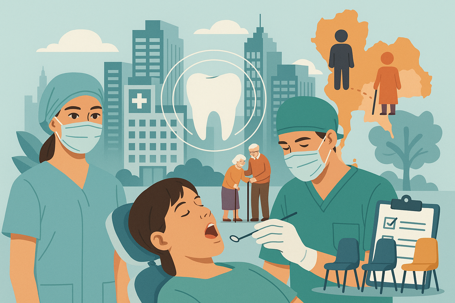 Modern medical facility